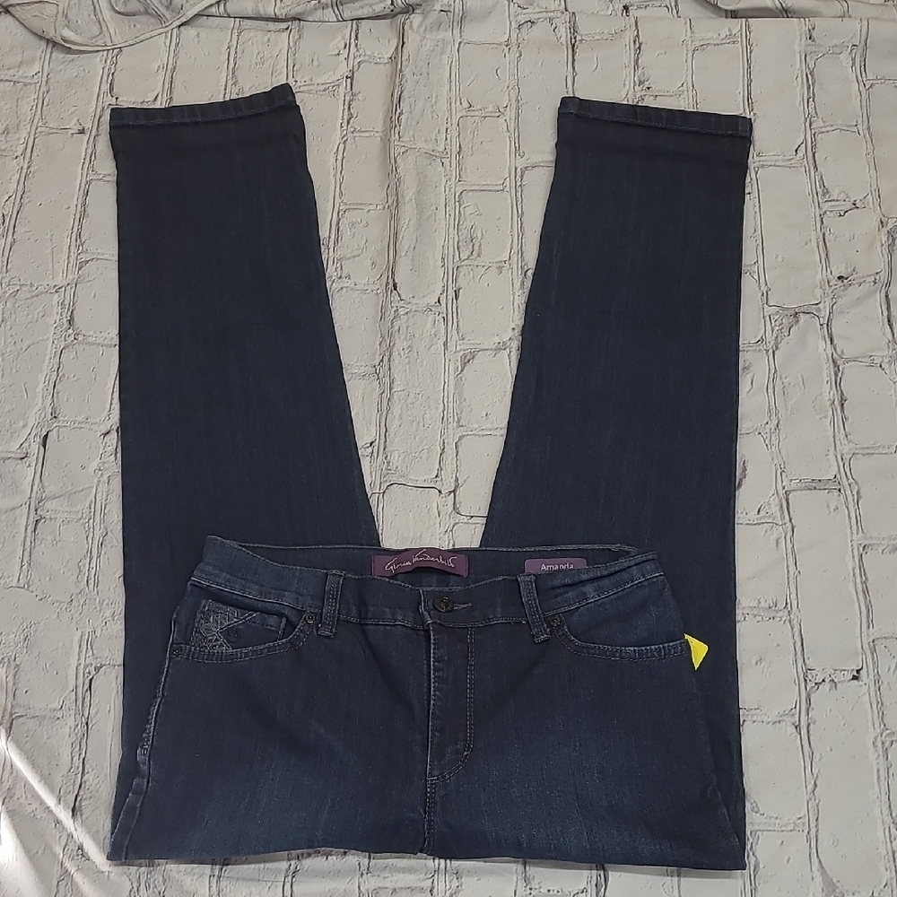 Gloria Vanderbilt Dark Blue Amanda Jeans